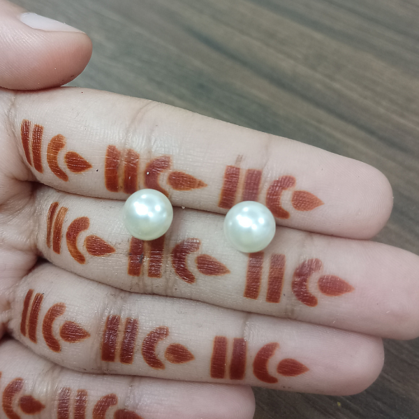 Korean Style Solitaire Crystal Stud Earrings